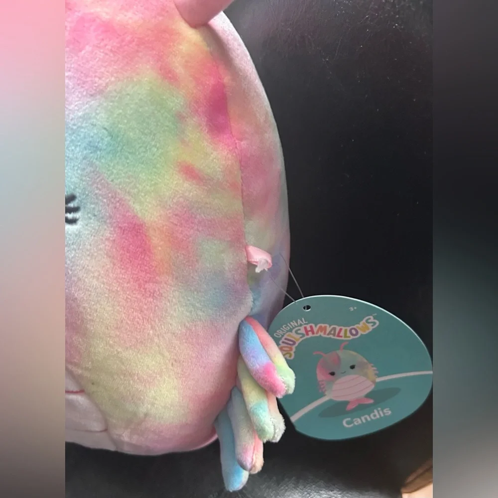 Squishmallows Candies Rainbow Tie dye Shrimp NWT